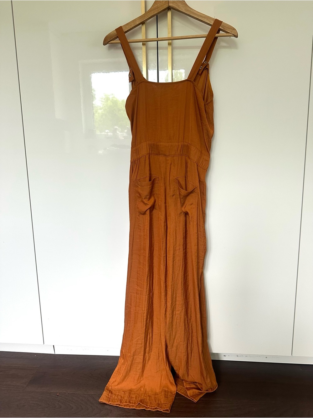 Banana Republic terracotta rust jumpsuit small - Picture 3 of 5